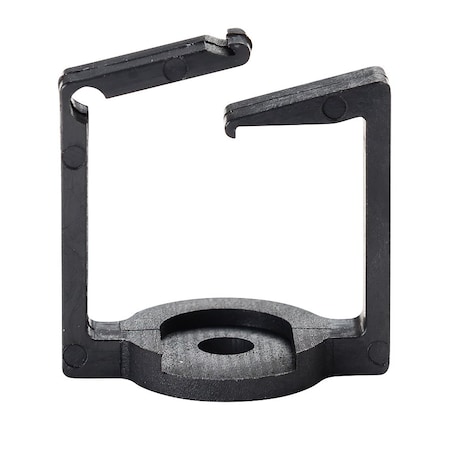 Winnie Industries 1in. Cable Holder, Locking Gate, Black, 100PK WCH100BK